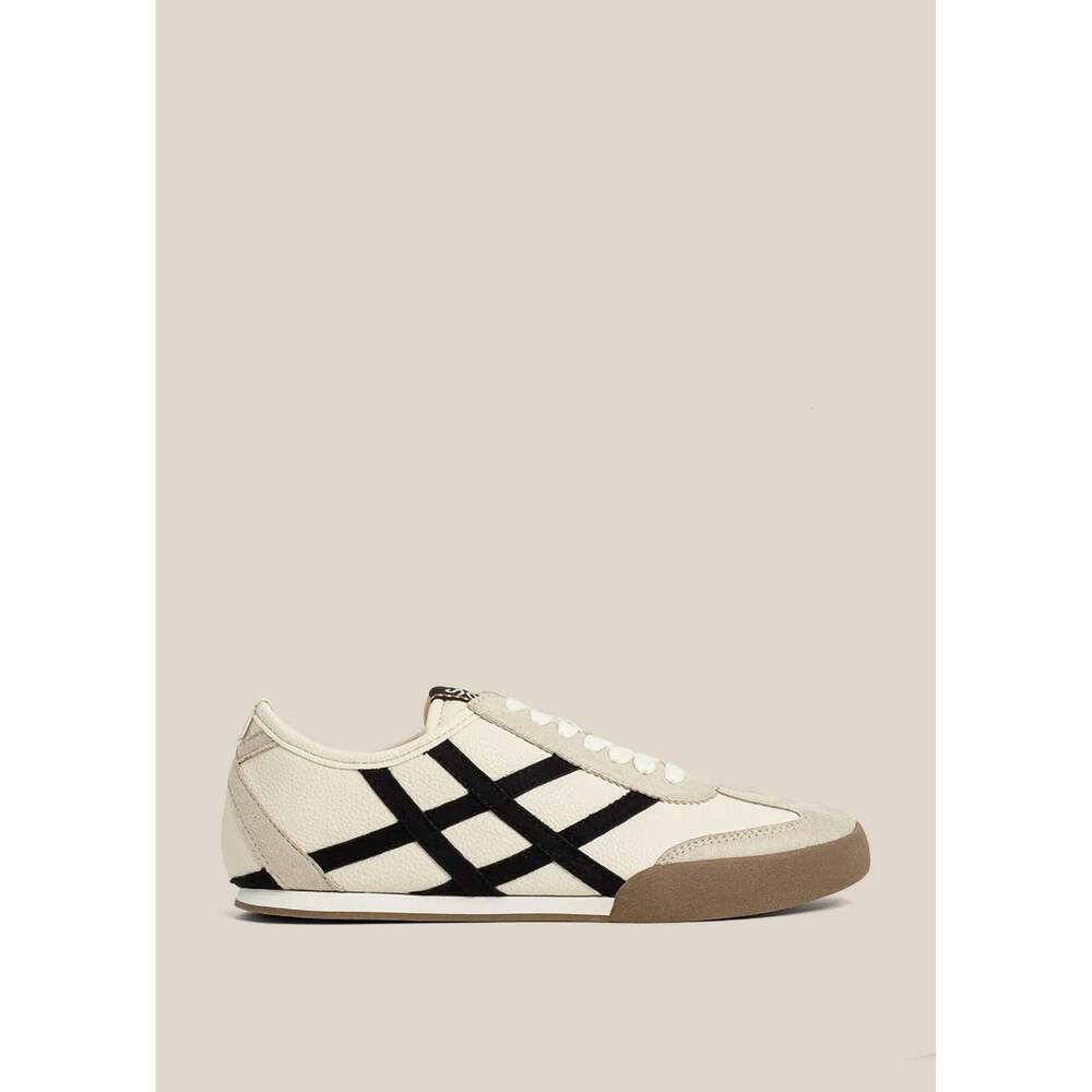 NEW SHU SHOP women's polly sneaker in off white